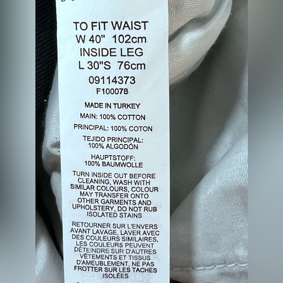 ASOS MENS JEANS SZ 40x30 LIKE NEW 5PK STYLE LIGHTWASH 100% COTTON - Picture 3 of 5